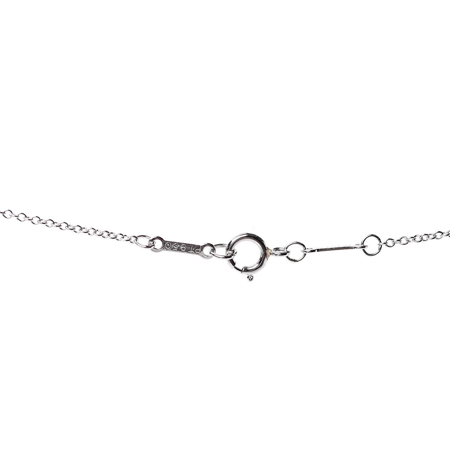 Platinum Diamond .43ct Elsa Peretti Diamonds by the Yard Pendant Necklace