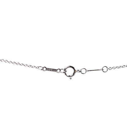 Tiffany Platinum Diamond .43ct Elsa Peretti Diamonds by the Yard Pendant Necklace 5 of 10
