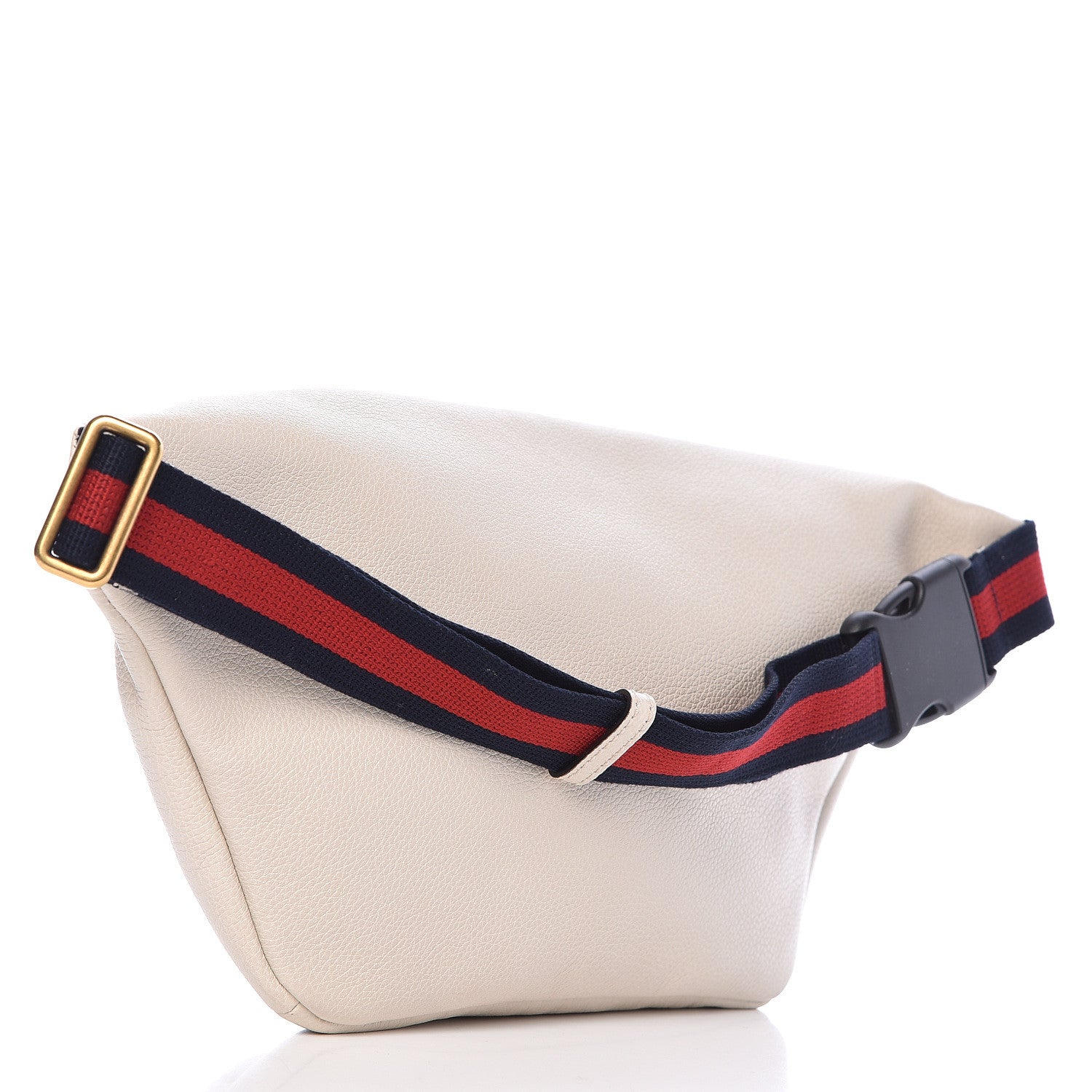 Gucci Grained Calfskin Logo Belt Bag White 3 of 18