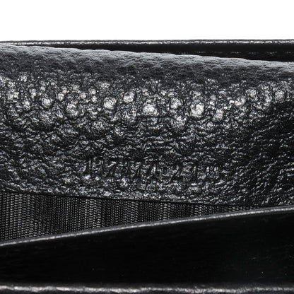 Gucci Leather GG Bamboo Long Wallet Black 5 of 8