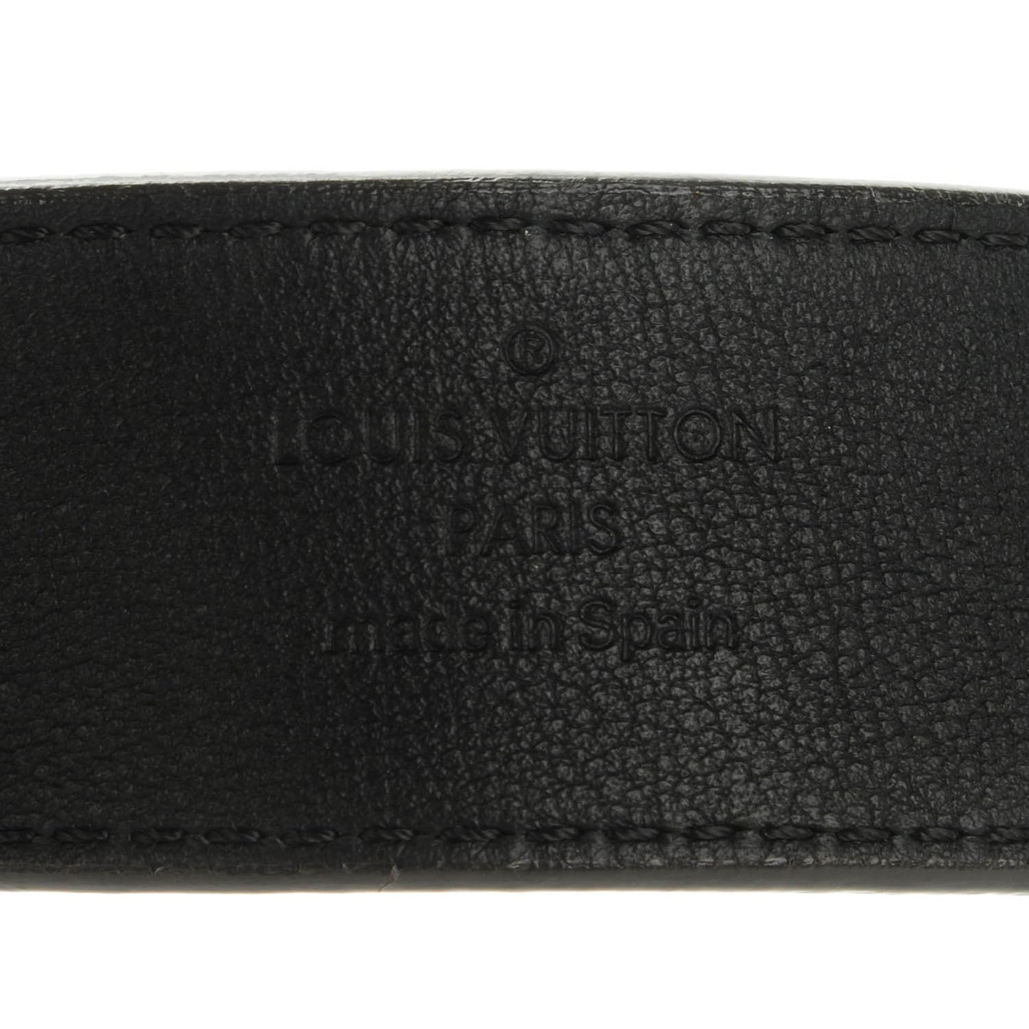 Suede Monogram 30mm LV Initiales Belt 90 36