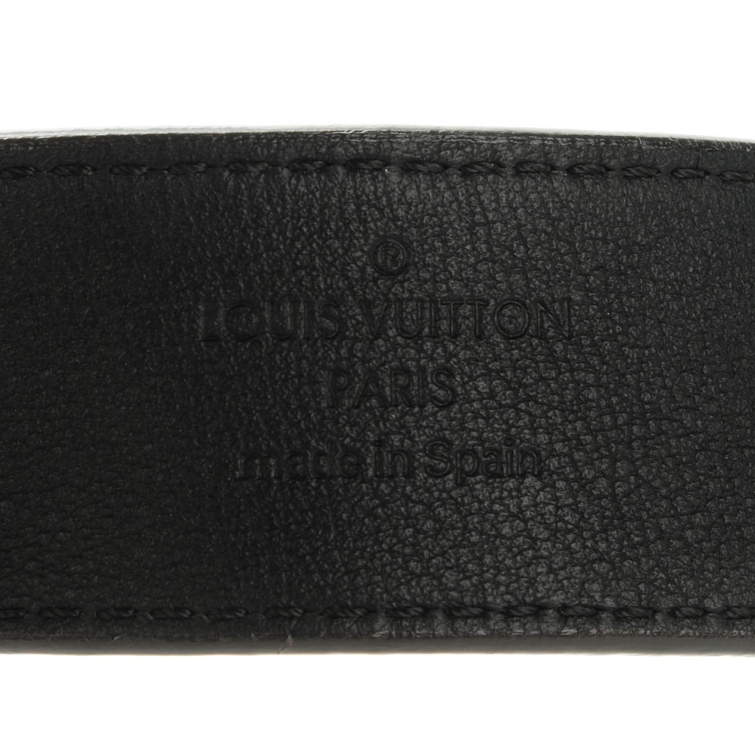 Louis Vuitton Suede Monogram 30mm LV Initiales Belt 90 36 5 of 8