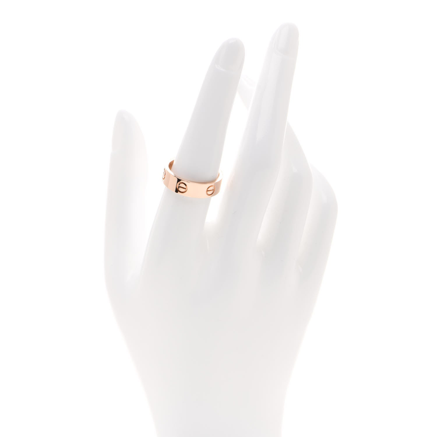 Cartier 18K Pink Gold 5.5mm LOVE Ring 55 7.25 2 of 6