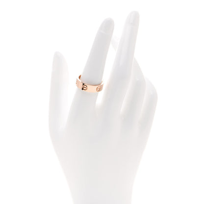 Cartier 18K Pink Gold 5.5mm LOVE Ring 55 7.25 2 of 6