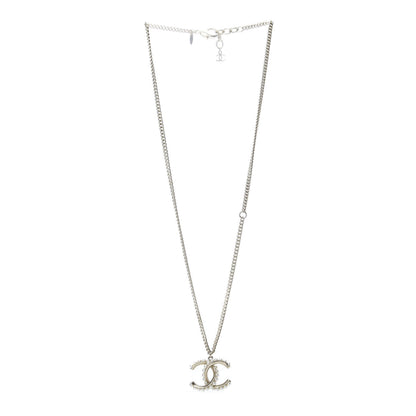 Chanel Pearl Twisted CC Pendant Necklace Gold 3 of 5