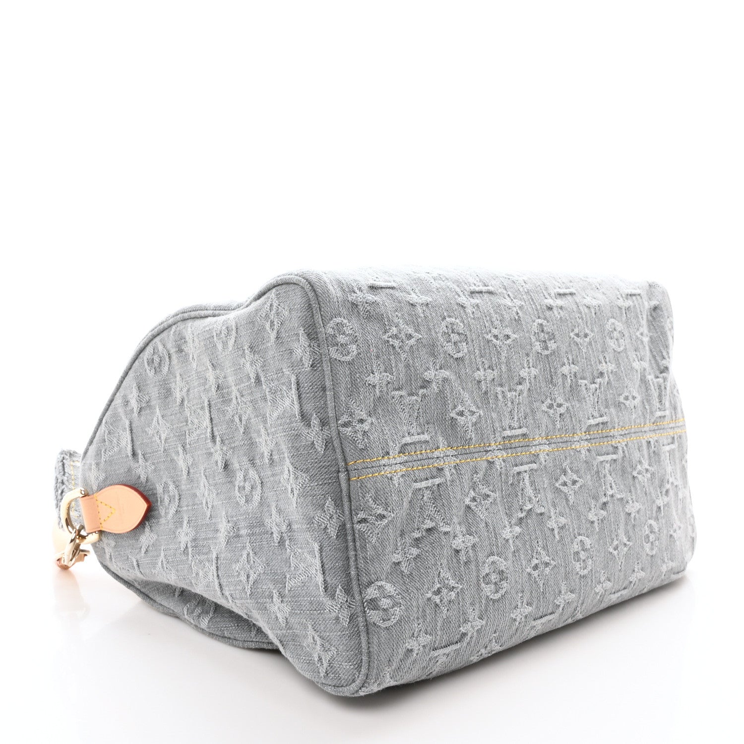 Louis Vuitton Monogram Denim Speedy Soft 30 Washed Gray 4 of 9