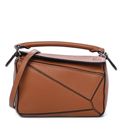 Loewe Calfskin Mini Puzzle Bag Tan 1 of 8