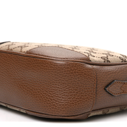 Gucci Monogram Mini Bree Messenger Bag Beige Tabacco 10 of 11