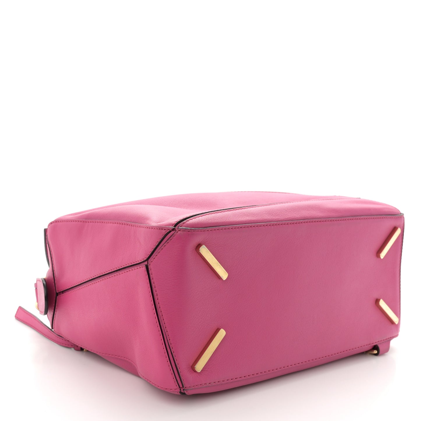 Calfskin Small Puzzle Bag Fuchsia