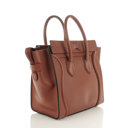 Celine Smooth Calfskin Mini Luggage Sienna 3 of 7