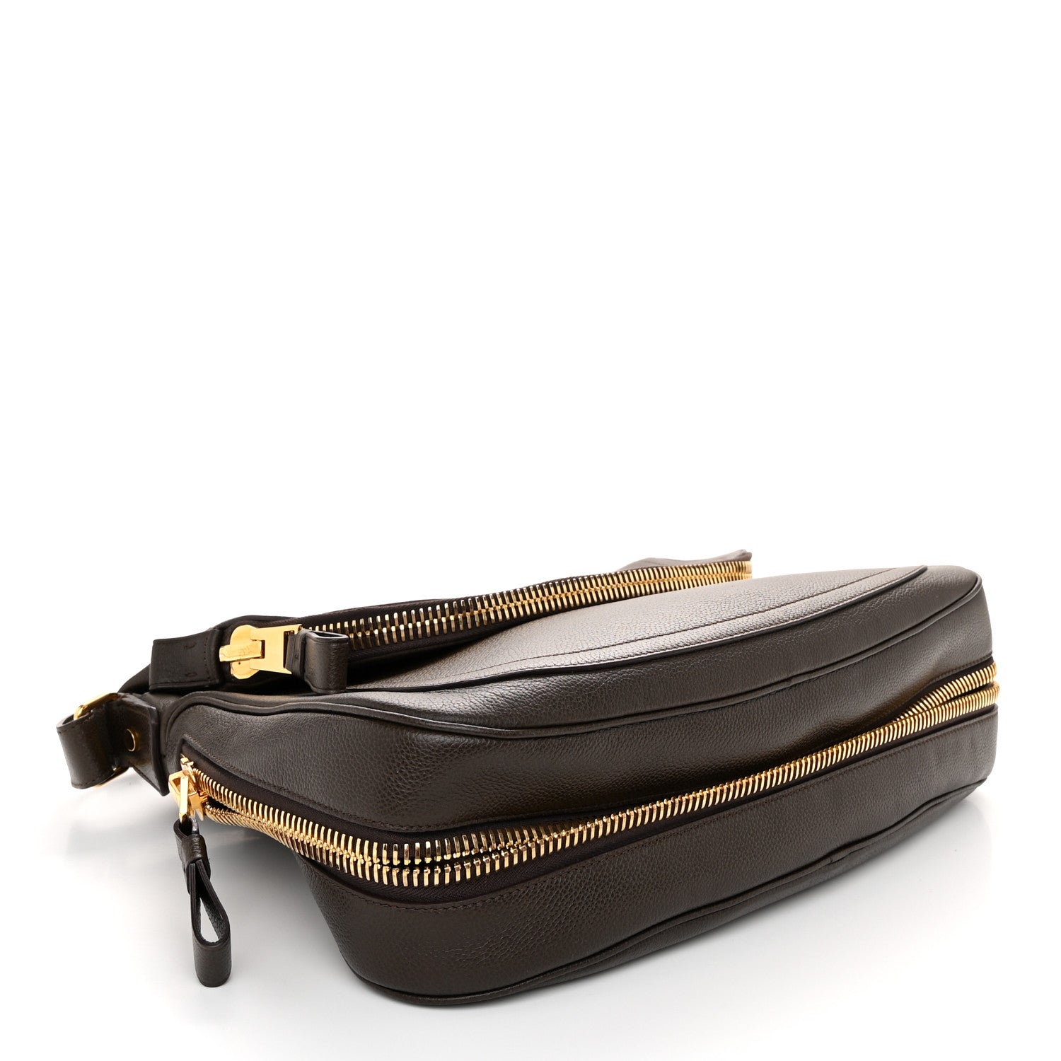 Tom Ford Grained Calfskin Large Jennifer Crossbody Bag Brown 4 of 10