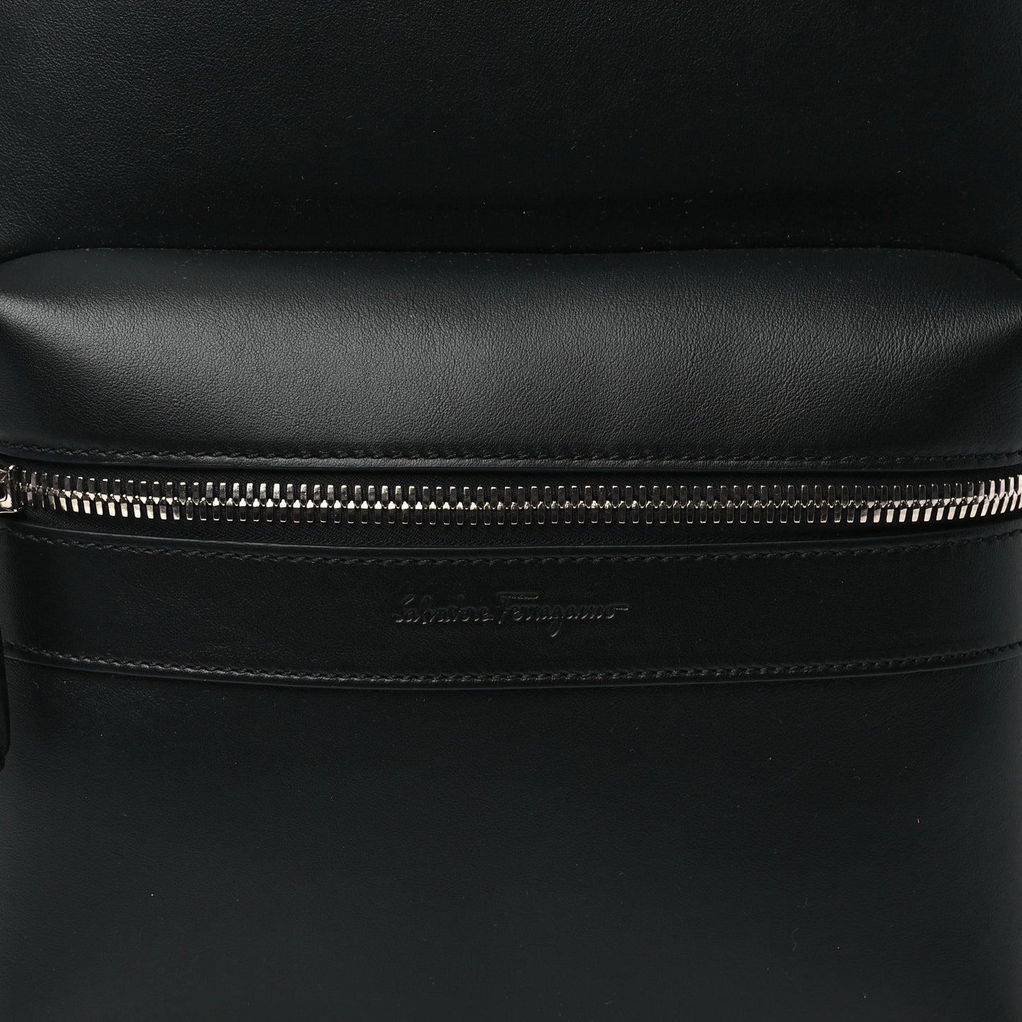 Calfskin Backpack Black