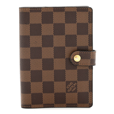 Damier Ebene Small Ring Agenda Cover