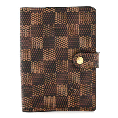 Louis Vuitton Damier Ebene Small Ring Agenda Cover 1 of 10