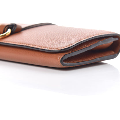 Chloe Calfskin Alphabet Long Wallet Brown 6 of 12