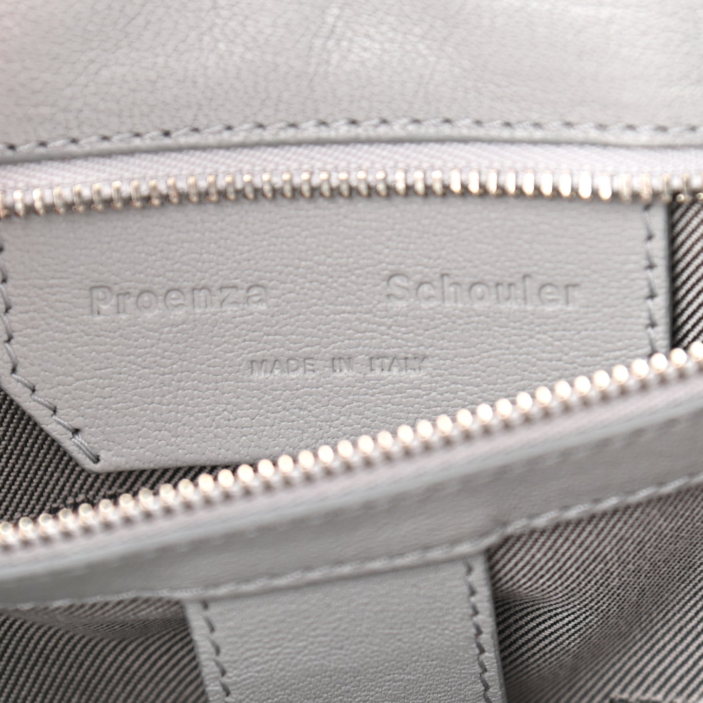 Lambskin Medium PS1 Satchel Dove Grey