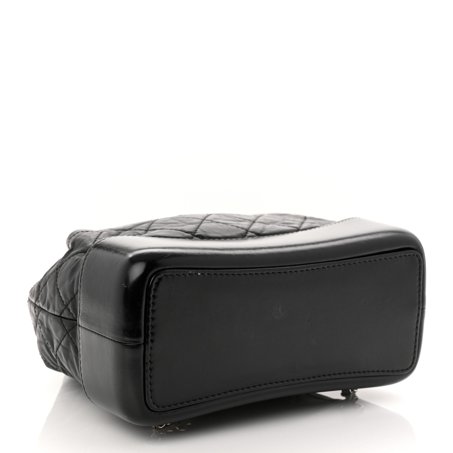 Chanel Aged Calfskin Quilted Small Gabrielle Backpack Black 4 of 11