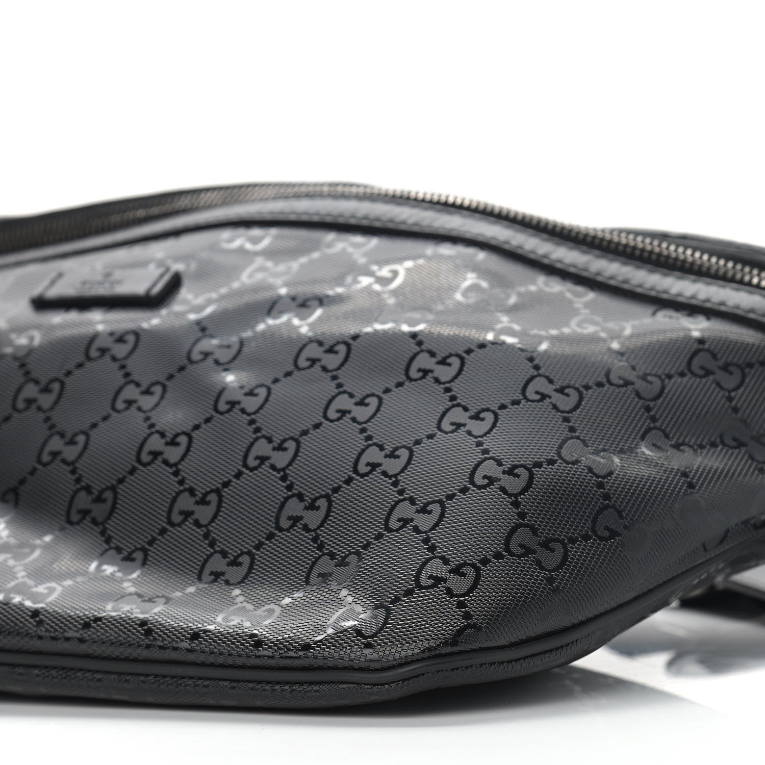 Gucci Imprime Monogram Belt Bag Black 10 of 10