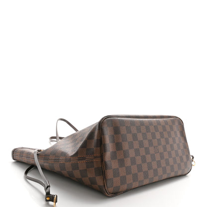 Louis Vuitton Damier Ebene Neo Neverfull MM Rose Ballerine 4 of 10