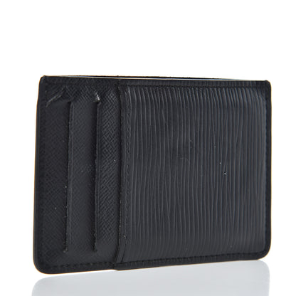 Louis Vuitton Epi Neo Porte-Cartes Card Holder Black 3 of 7