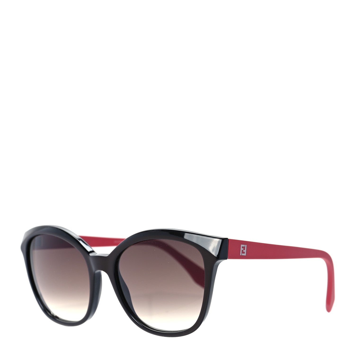 Fendi Acetate Sunglasses FF 0043/S Black Red 1 of 7