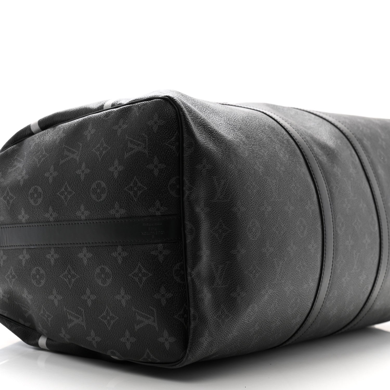 Louis Vuitton X FUJIWARA Monogram Eclipse Flash Fragment Keepall Bandouliere 55 9 of 12