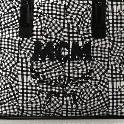 MCM Visetos Medium Liz Reversible Shopper Tote Black 17 of 21