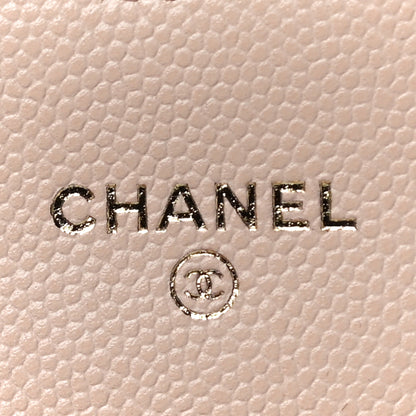 Chanel Caviar Quilted Mini Clutch With Chain Light Beige 7 of 12