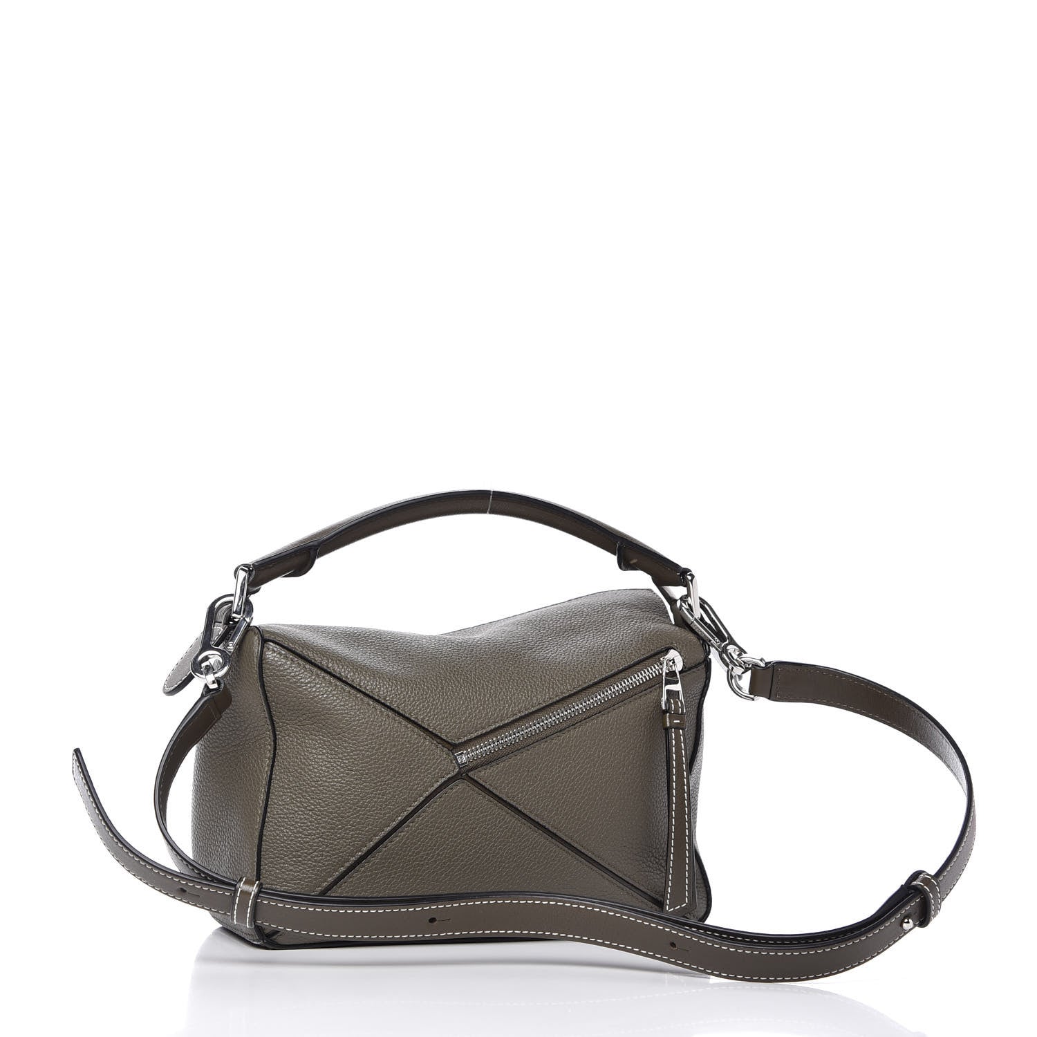 Loewe Calfskin Small Puzzle Bag Khaki Green 3 of 8