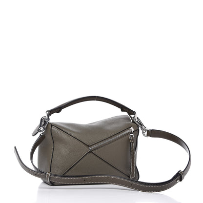Loewe Calfskin Small Puzzle Bag Khaki Green 3 of 8