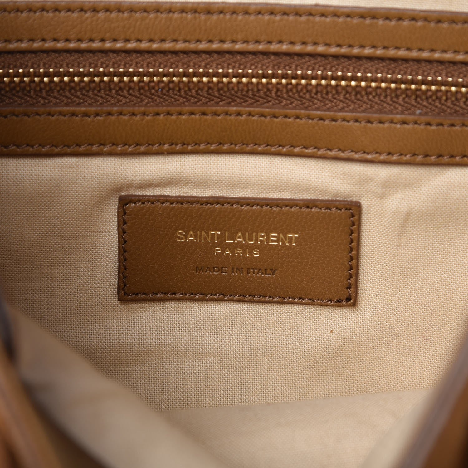 Saint Laurent Suede Calfskin Fringe Festival Backpack Light Ocre 6 of 9
