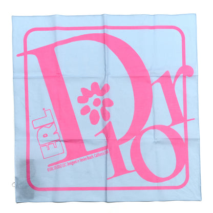 Christian Dior Cotton Erl Dior Square Scarf Rose Violet 1 of 3