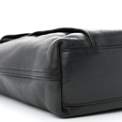 Bottega Veneta Calfskin Front Pocket Tote Black 9 of 19