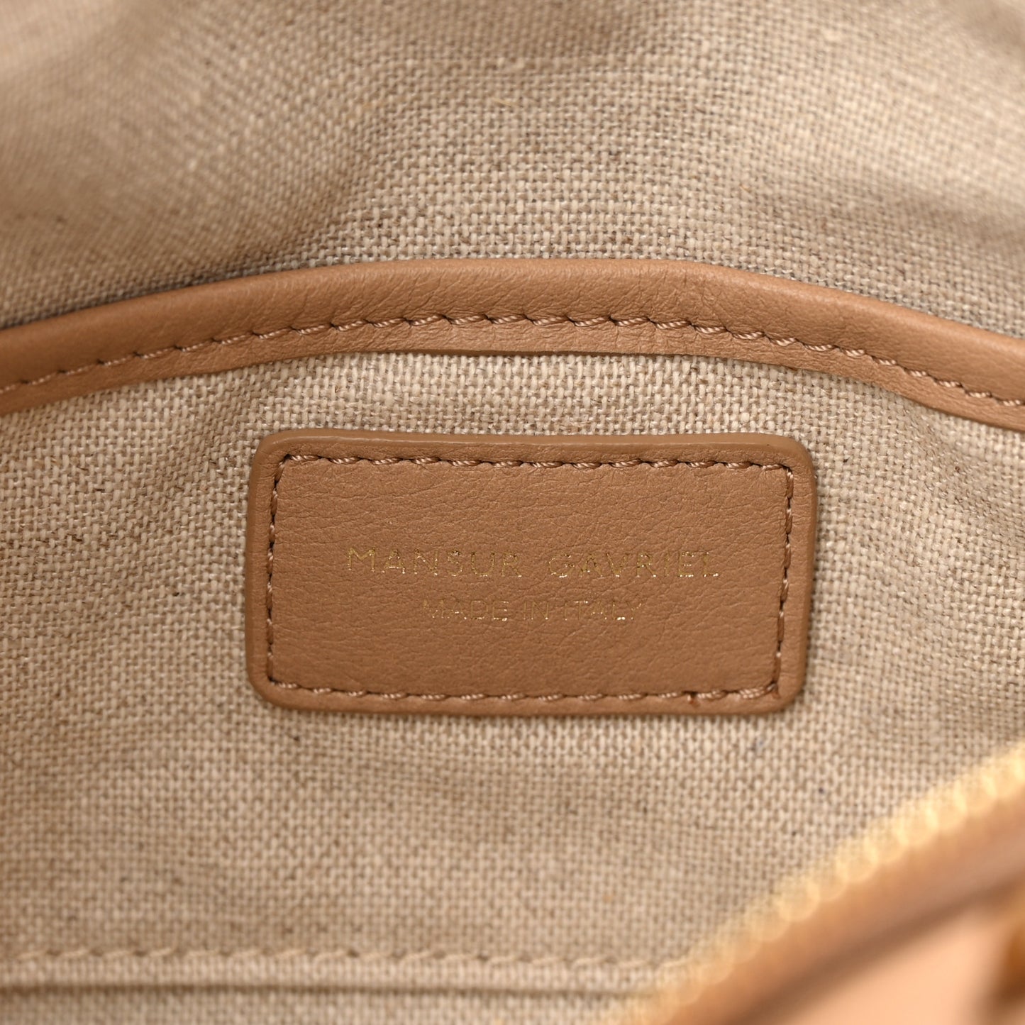 Calfskin Mini Tulipano Bag Nocciola
