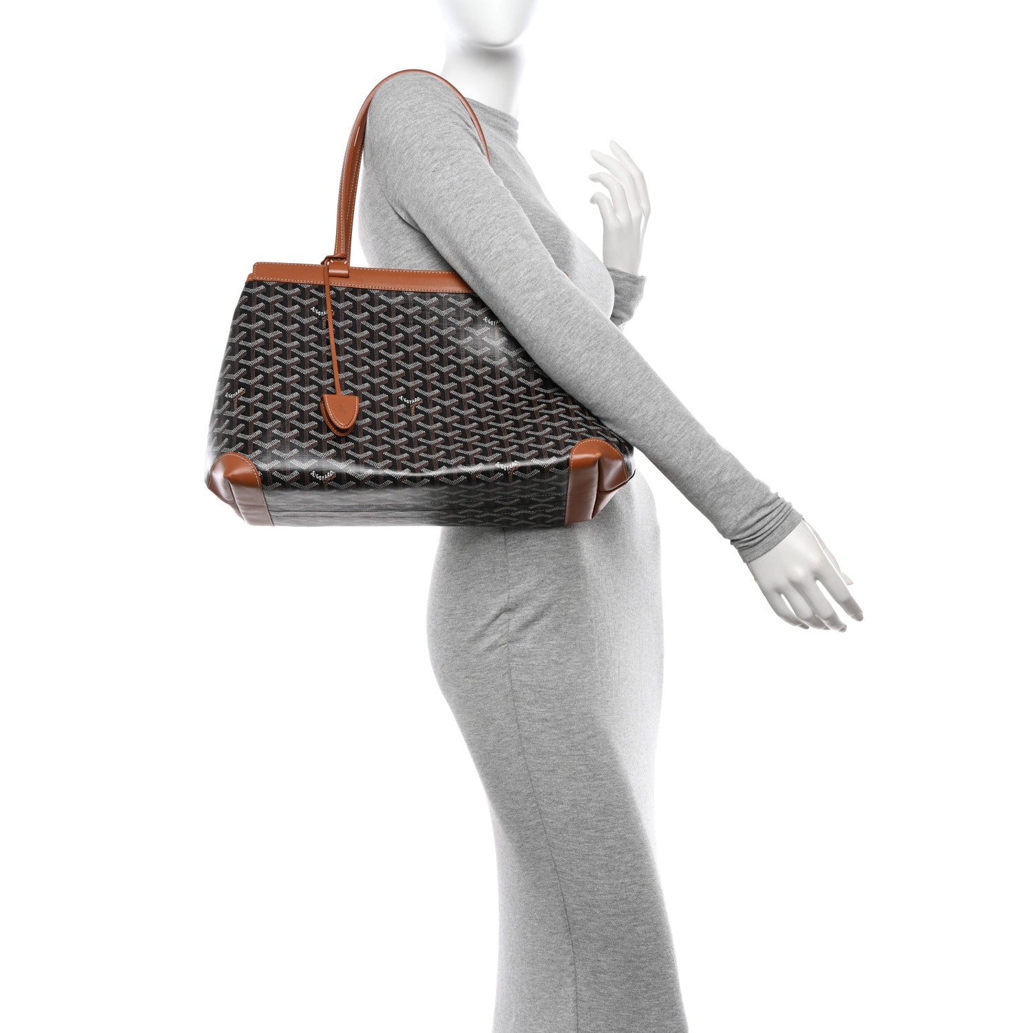 Goyard Goyardine Bellechasse PM Black Gold 2 of 11