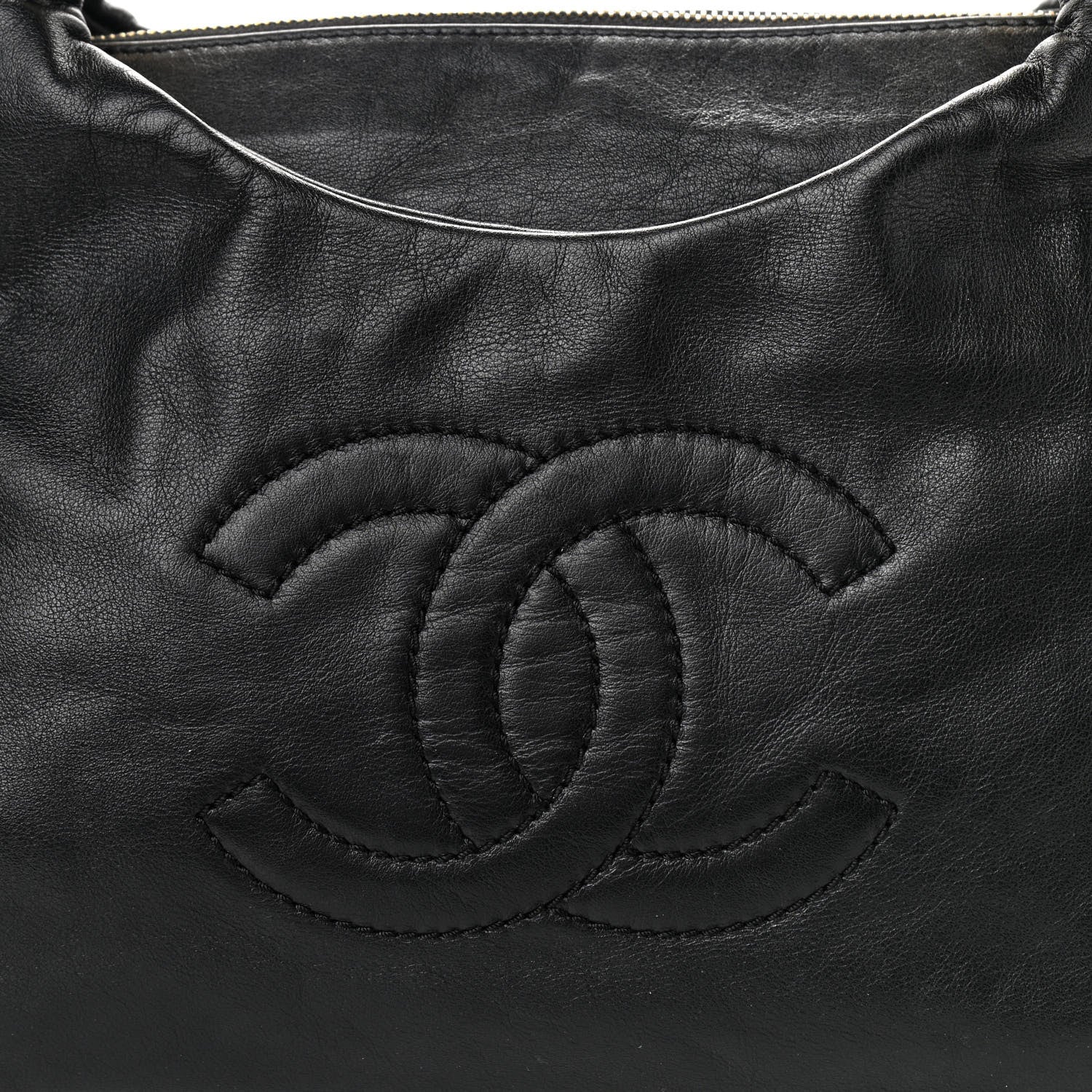 Chanel Calfskin Rodeo Drive Hobo Black 10 of 12