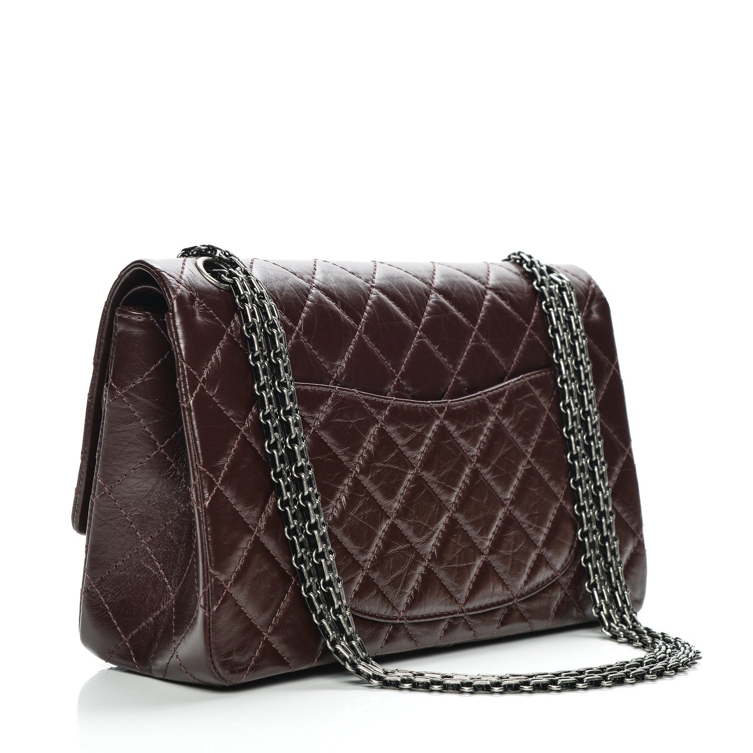 Chanel Aged Calfskin Quilted 2.55 Reissue 226 Flap Dark Brown 3 of 14