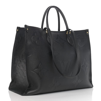 Louis Vuitton Empreinte Monogram Giant Onthego GM Black 3 of 9