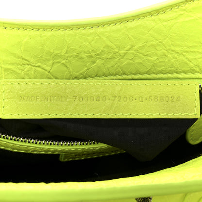 Balenciaga Agneau Arena Neo Cagole Handbag XS Fluo Yellow 7 of 10