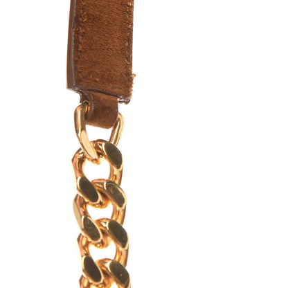 Saint Laurent Suede Fringe Monogram Shopping Tote Light Ochre 11 of 13