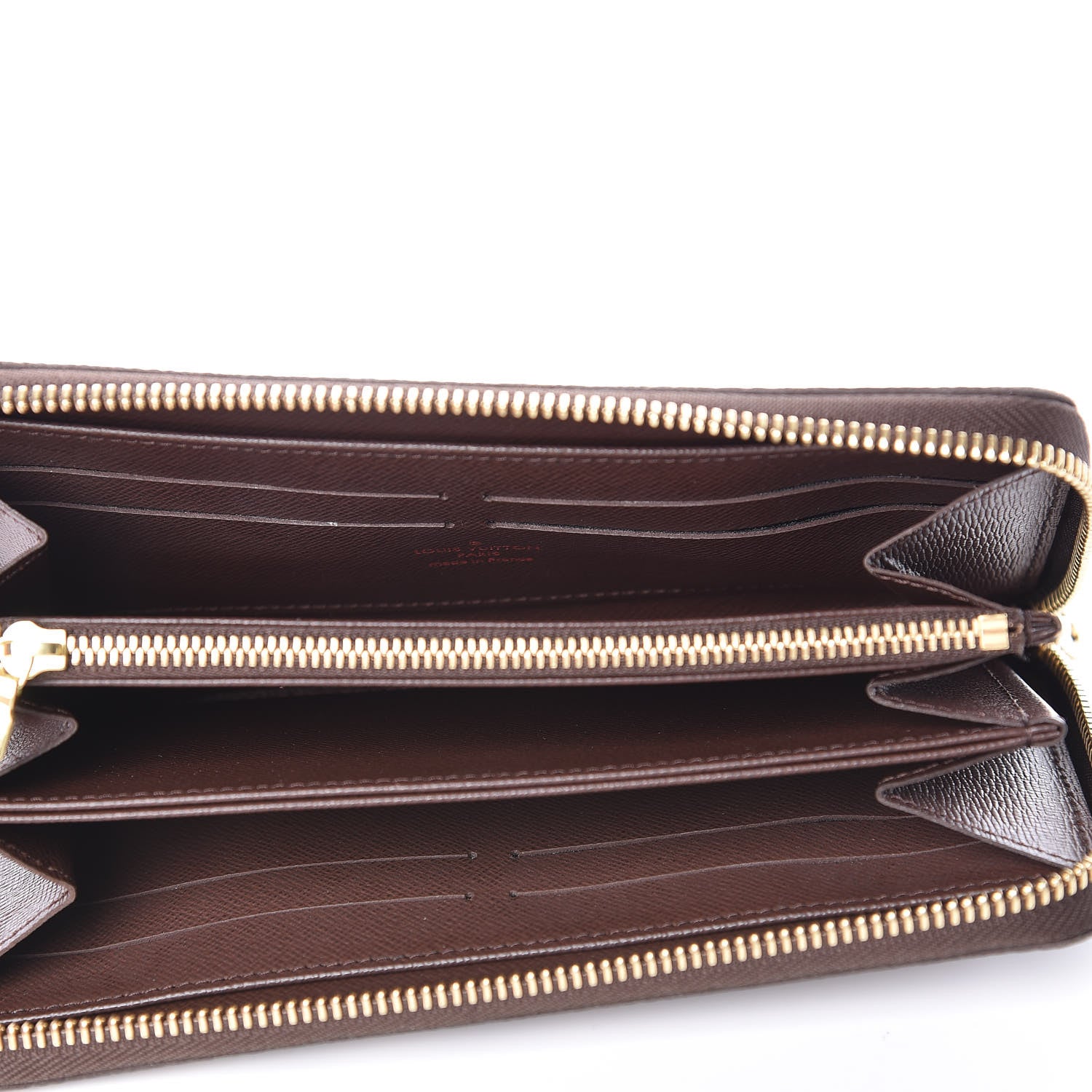 Louis Vuitton Damier Ebene Zippy Wallet 5 of 8