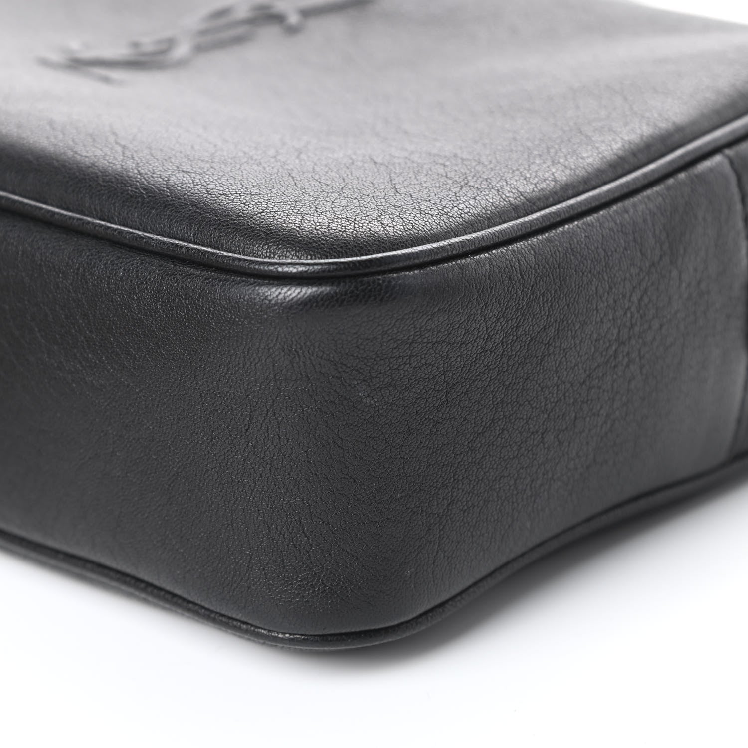 Saint Laurent Lambskin Monogram Small Lou Camera Bag Black 11 of 13