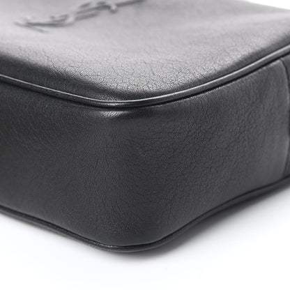 Saint Laurent Lambskin Monogram Small Lou Camera Bag Black 11 of 13