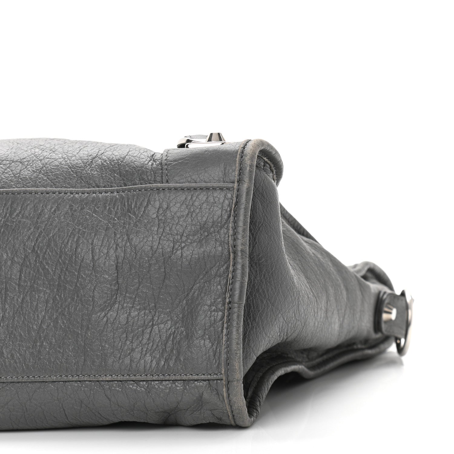 Balenciaga Agneau Silver Metallic Edge Hardware City Gris Cendre 9 of 9