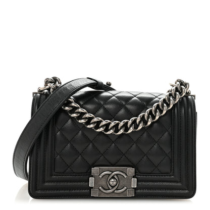 Chanel Caviar Quilted Small Boy Flap Black 1 of 10