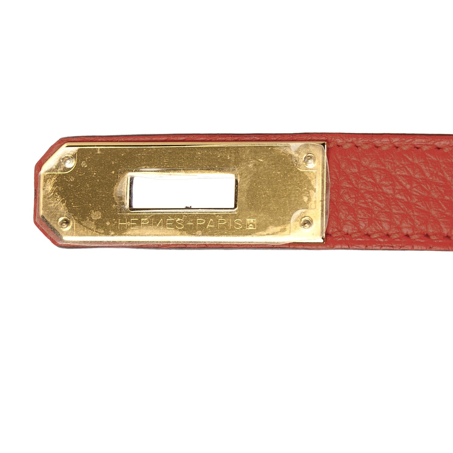 Hermes Taurillon Clemence Kelly Retourne 32 Rouge Tomate 7 of 8