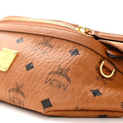 MCM Visetos Stark Belt Bag Cognac 19 of 22