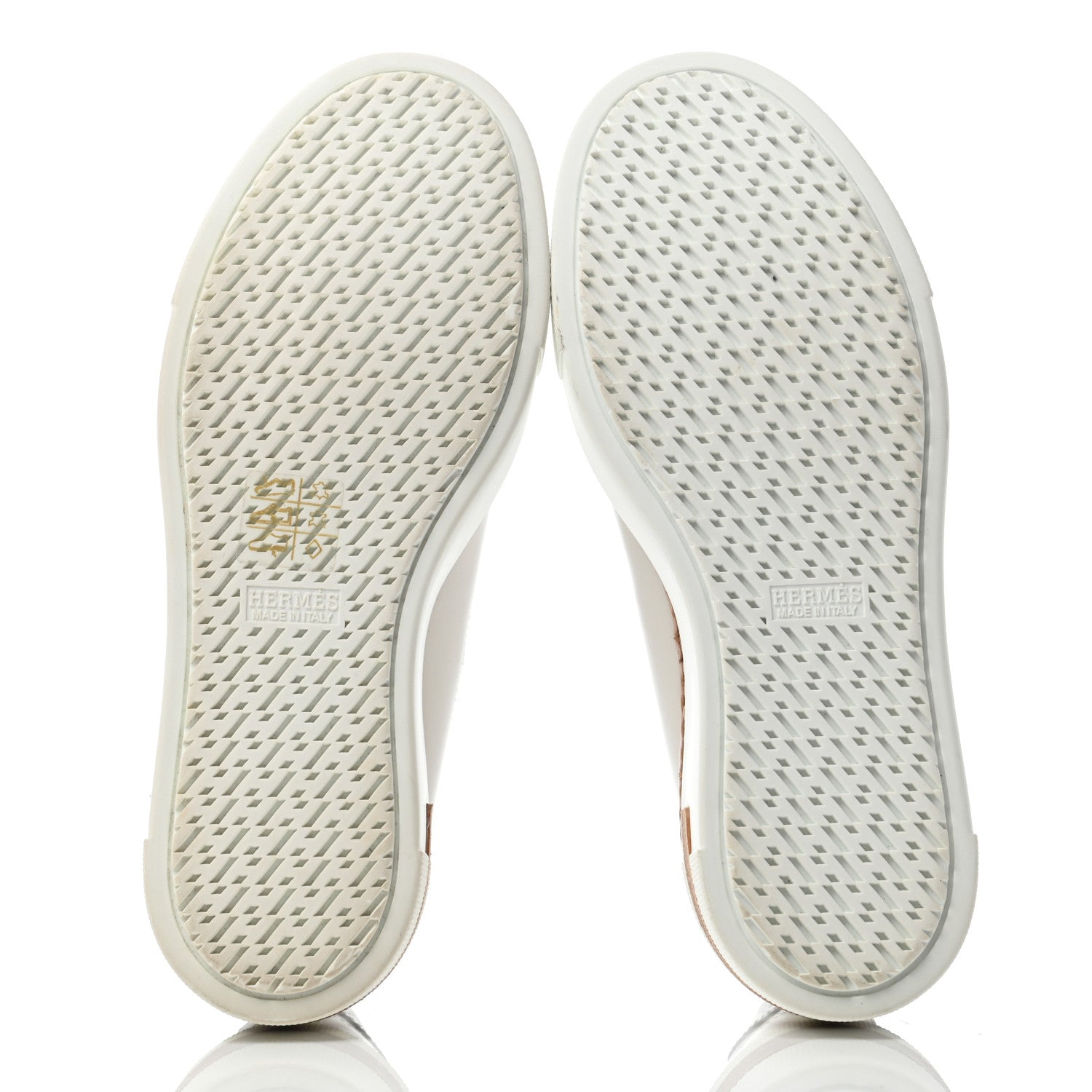 Hermes Calfskin Polo Sneakers 35.5 White 4 of 6