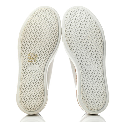Hermes Calfskin Polo Sneakers 35.5 White 4 of 6