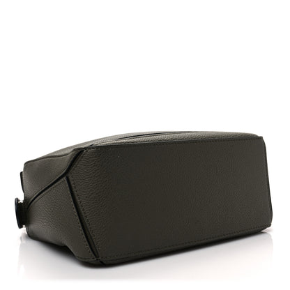 Loewe Grained Calfskin Small Puzzle Bag Forest 3 of 7